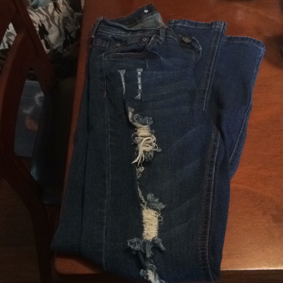 American Bazi High Waisted Distressed Jeans 👖 - Picture 7 of 8